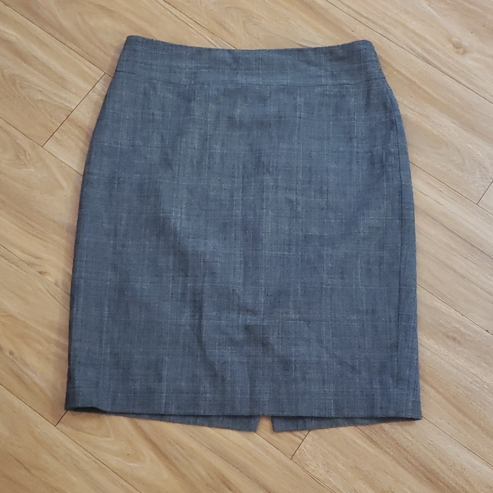Banana Republic Dark Grey Pencil Skirt Sz 8